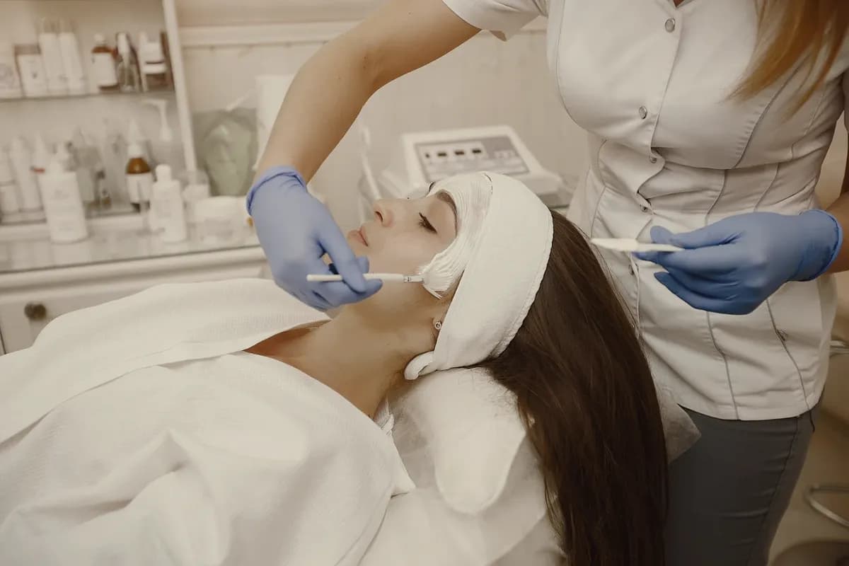 The treatment room at Tasya Beauty